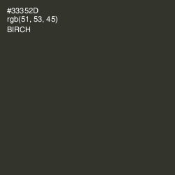 #33352D - Birch Color Image