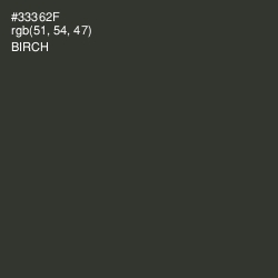 #33362F - Birch Color Image