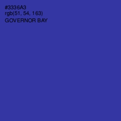 #3336A3 - Governor Bay Color Image