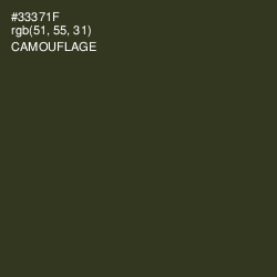 #33371F - Camouflage Color Image