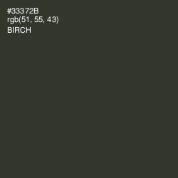 #33372B - Birch Color Image