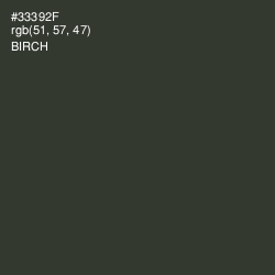 #33392F - Birch Color Image