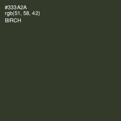 #333A2A - Birch Color Image