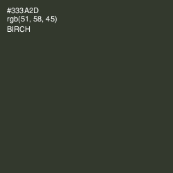 #333A2D - Birch Color Image