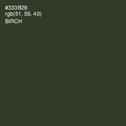 #333B28 - Birch Color Image