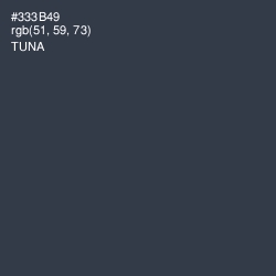 #333B49 - Tuna Color Image