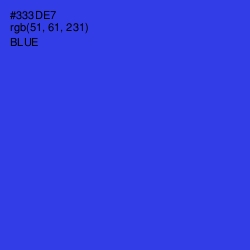 #333DE7 - Blue Color Image