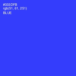 #333DFB - Blue Color Image