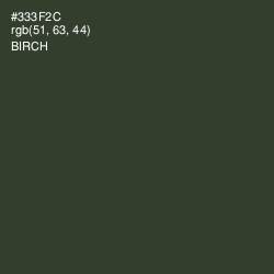 #333F2C - Birch Color Image