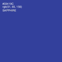 #33419C - Sapphire Color Image