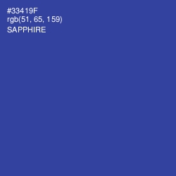 #33419F - Sapphire Color Image