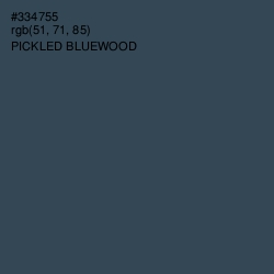 #334755 - Pickled Bluewood Color Image