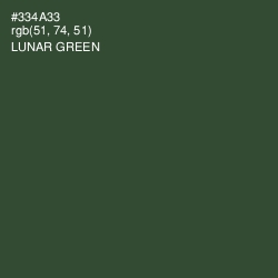 #334A33 - Lunar Green Color Image