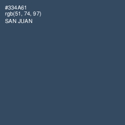 #334A61 - San Juan Color Image