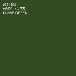 #334B21 - Lunar Green Color Image