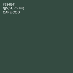 #334B41 - Cape Cod Color Image