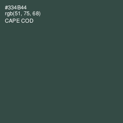 #334B44 - Cape Cod Color Image