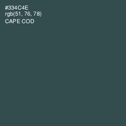 #334C4E - Cape Cod Color Image