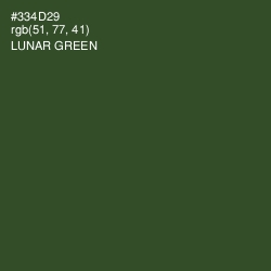 #334D29 - Lunar Green Color Image