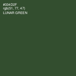 #334D2F - Lunar Green Color Image