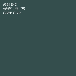 #334E4C - Cape Cod Color Image