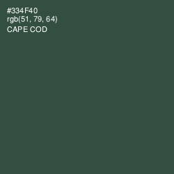 #334F40 - Cape Cod Color Image