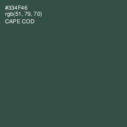 #334F46 - Cape Cod Color Image