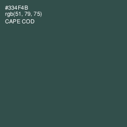 #334F4B - Cape Cod Color Image