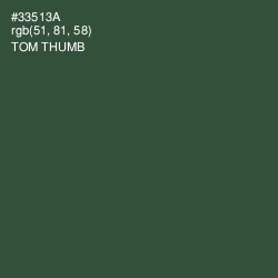 #33513A - Tom Thumb Color Image