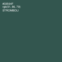 #33564F - Stromboli Color Image