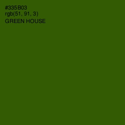 #335B03 - Green House Color Image