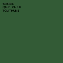 #335B36 - Tom Thumb Color Image