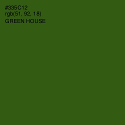 #335C12 - Green House Color Image