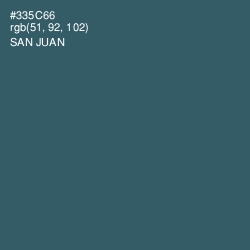 #335C66 - San Juan Color Image