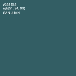 #335E63 - San Juan Color Image