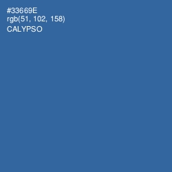 #33669E - Calypso Color Image