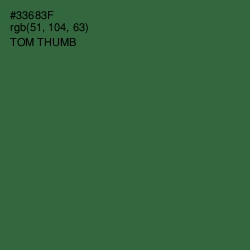 #33683F - Tom Thumb Color Image