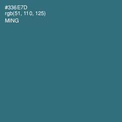 #336E7D - Ming Color Image