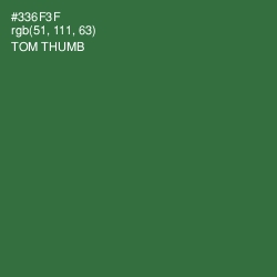 #336F3F - Tom Thumb Color Image