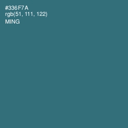 #336F7A - Ming Color Image