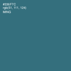 #336F7C - Ming Color Image