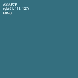 #336F7F - Ming Color Image