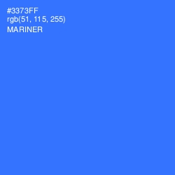 #3373FF - Mariner Color Image