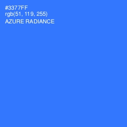 #3377FF - Azure Radiance Color Image