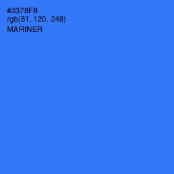 #3378F8 - Mariner Color Image