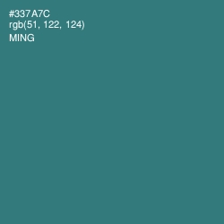 #337A7C - Ming Color Image