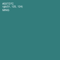 #337D7C - Ming Color Image