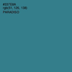 #337E8A - Paradiso Color Image