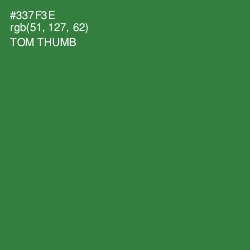 #337F3E - Tom Thumb Color Image