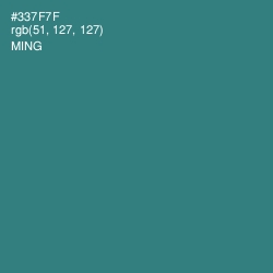 #337F7F - Ming Color Image